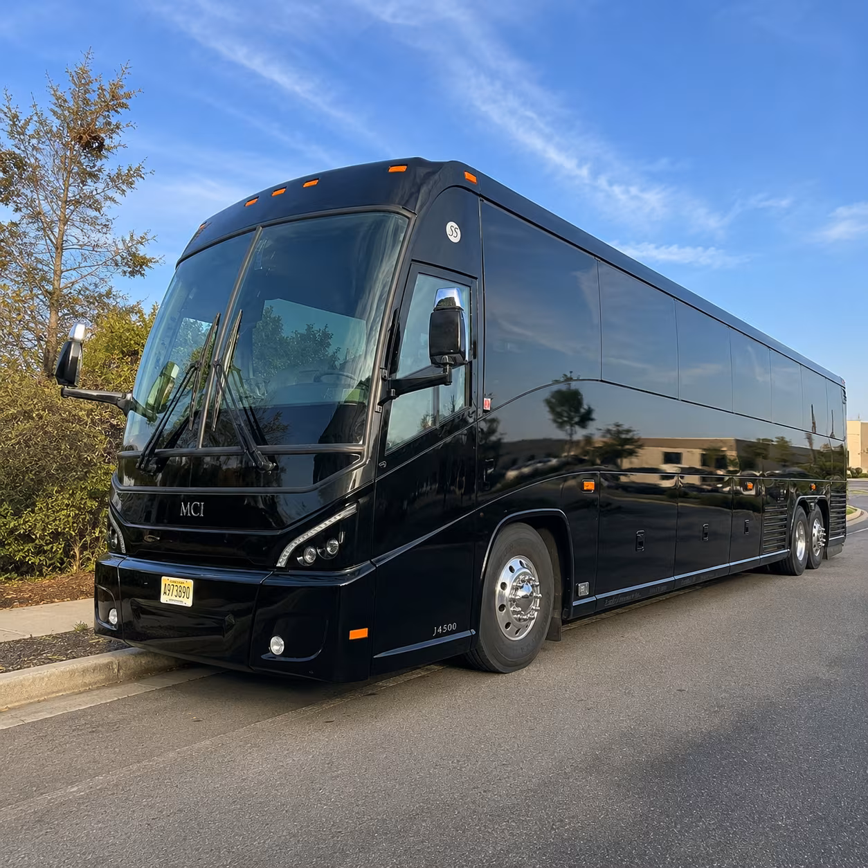 Riverside Airport Shuttle & Transportation party bus exterior