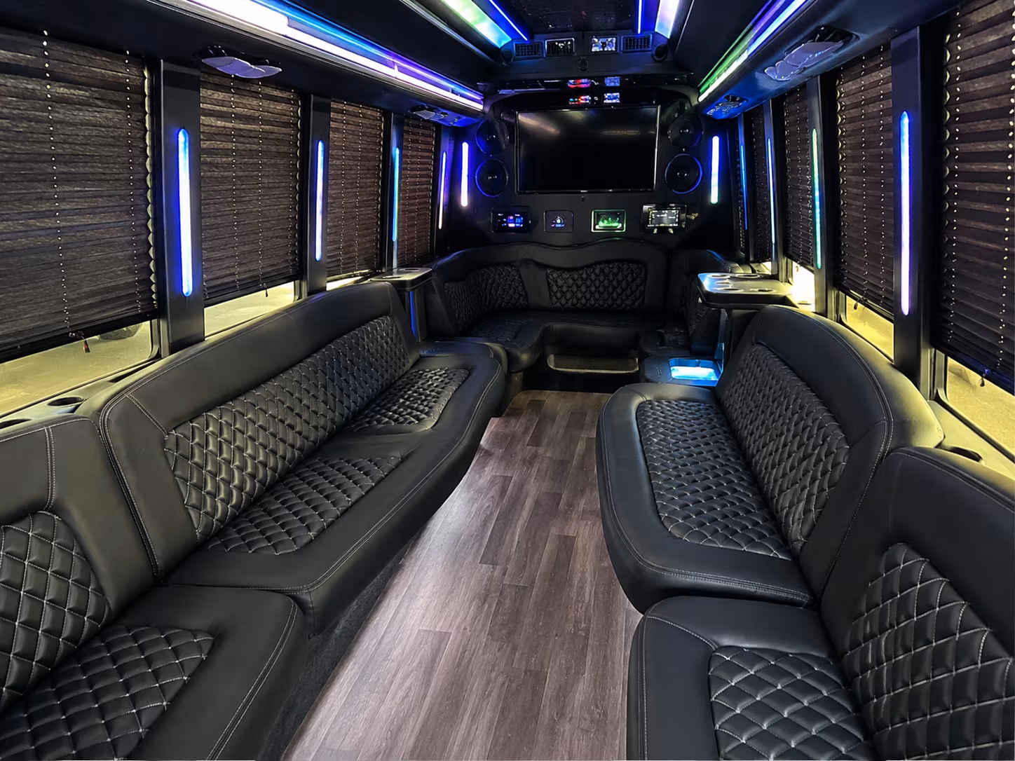 Riverside Concert & Music Festival Transportation party bus exterior