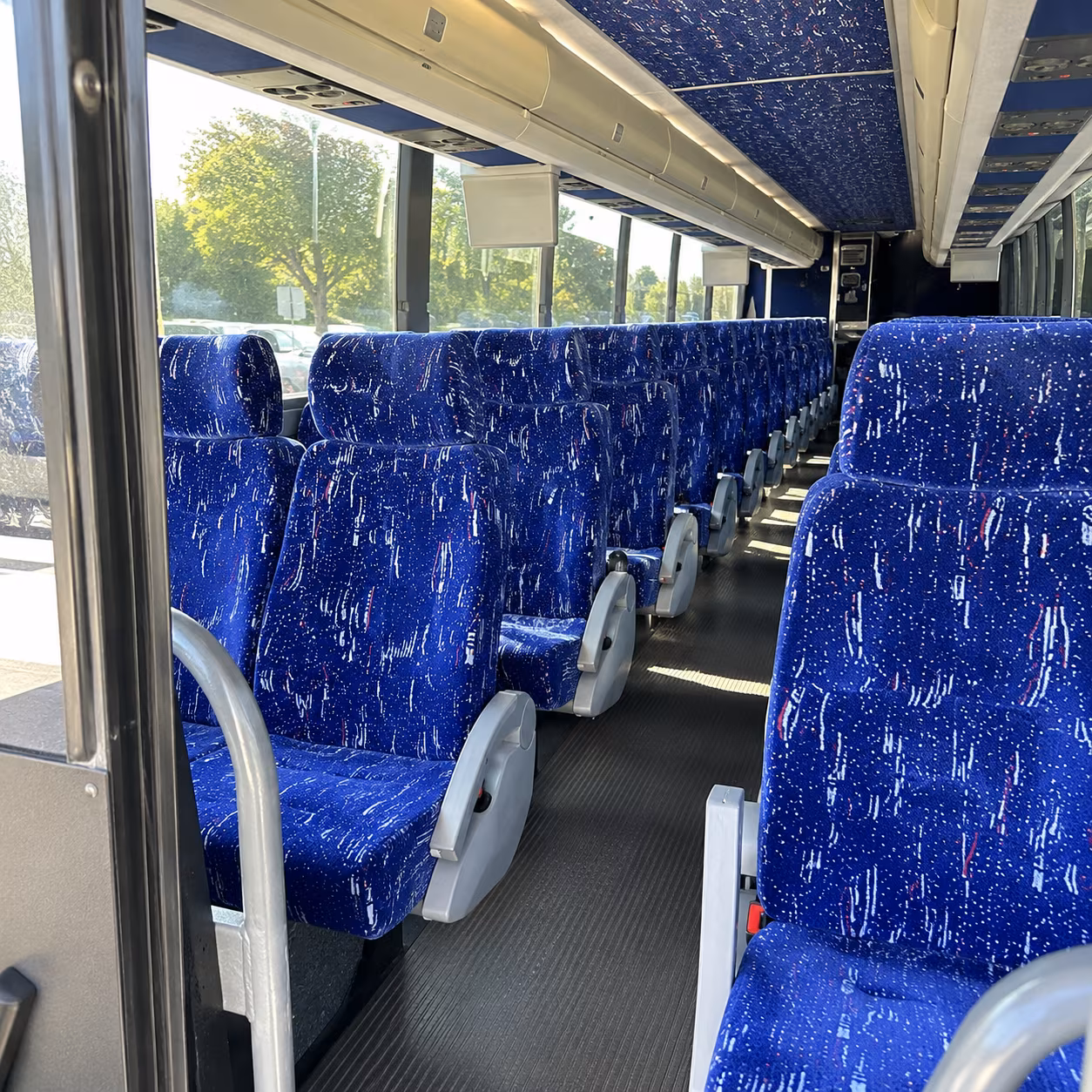 Riverside Corporate Transportation party bus exterior