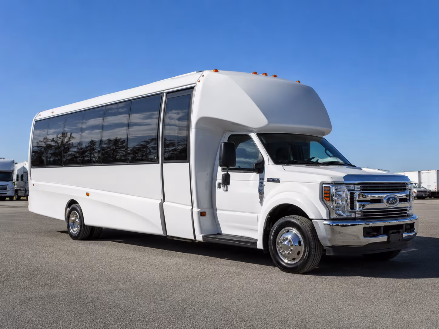 Riverside Corporate Transportation party bus exterior