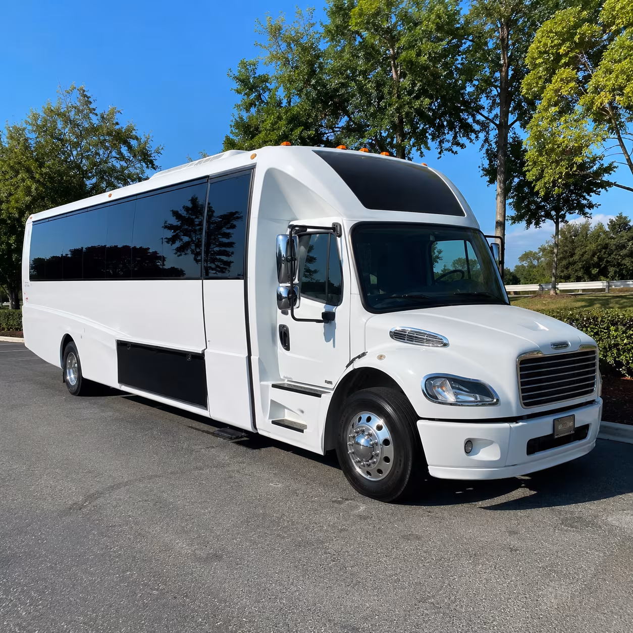 Riverside Private Event Transportation party bus interior