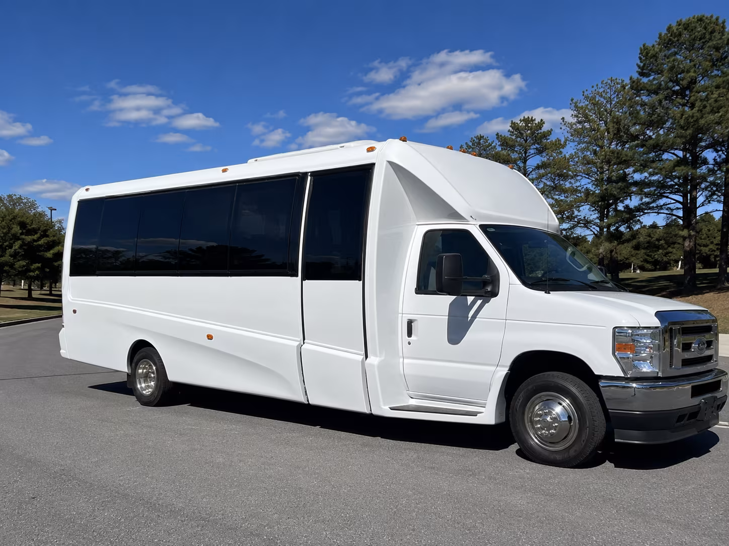 Riverside Prom & Homecoming Transportation party bus exterior